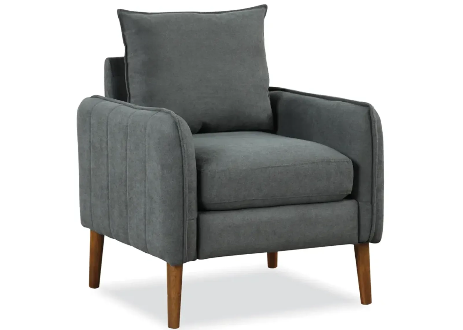 Fabric Upholstered Sofa Chair with Removable Back and Seat Cushions