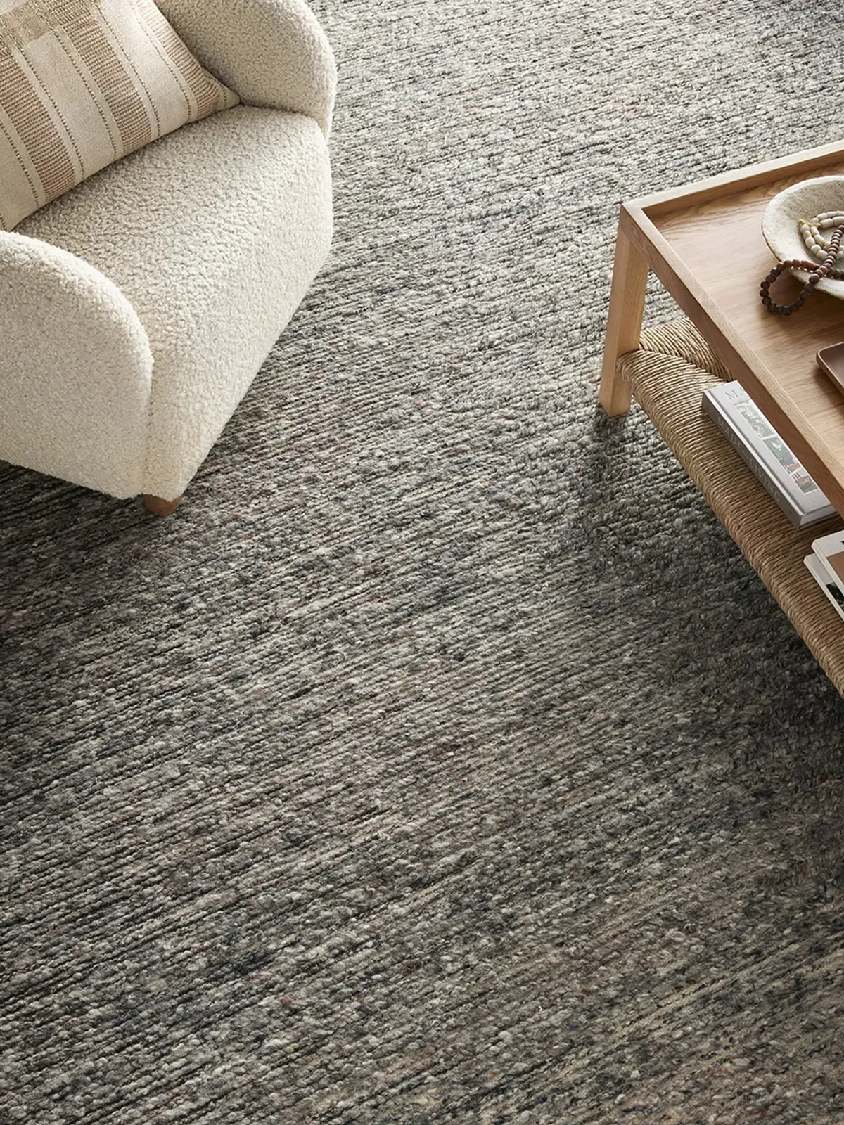 Mulholland MUL03 Charcoal/Denim 10' x 14' Rug