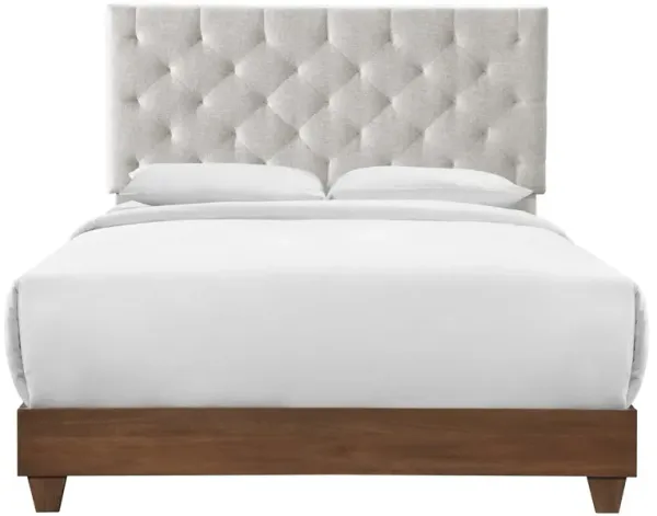 Modway - Rhiannon Diamond Tufted Upholstered Fabric Queen Bed