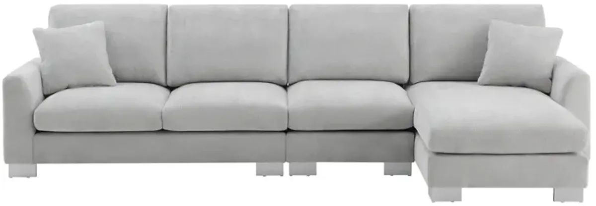 Merax Modern L-shaped Oversized Sectional Sofa