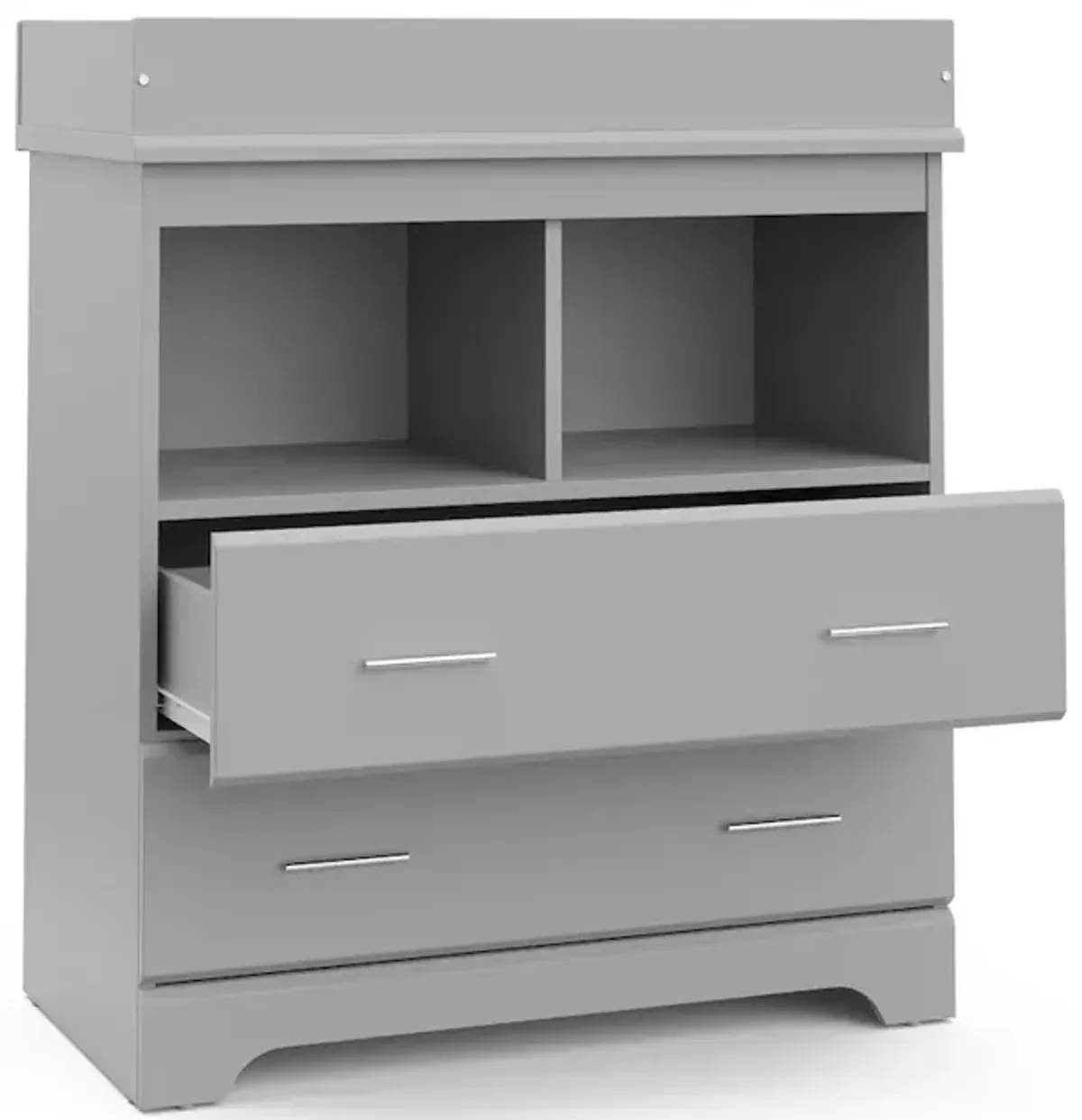 Storkcraft Brookside 2 Drawer Changing Chest - Pebble Gray