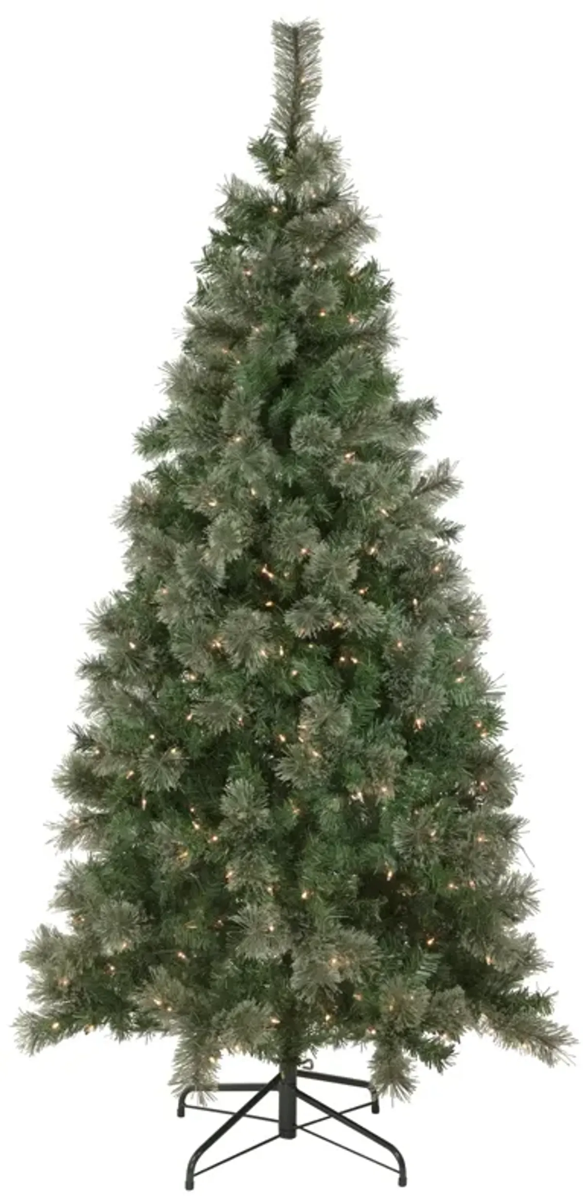 6.5' Pre-Lit Oregon Cashmere Pine Artificial Christmas Tree  Clear Lights