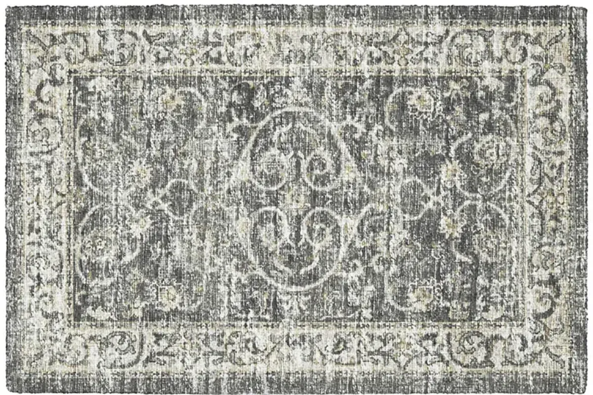 Tuscany TU6 Charcoal 20" x 30" Rug