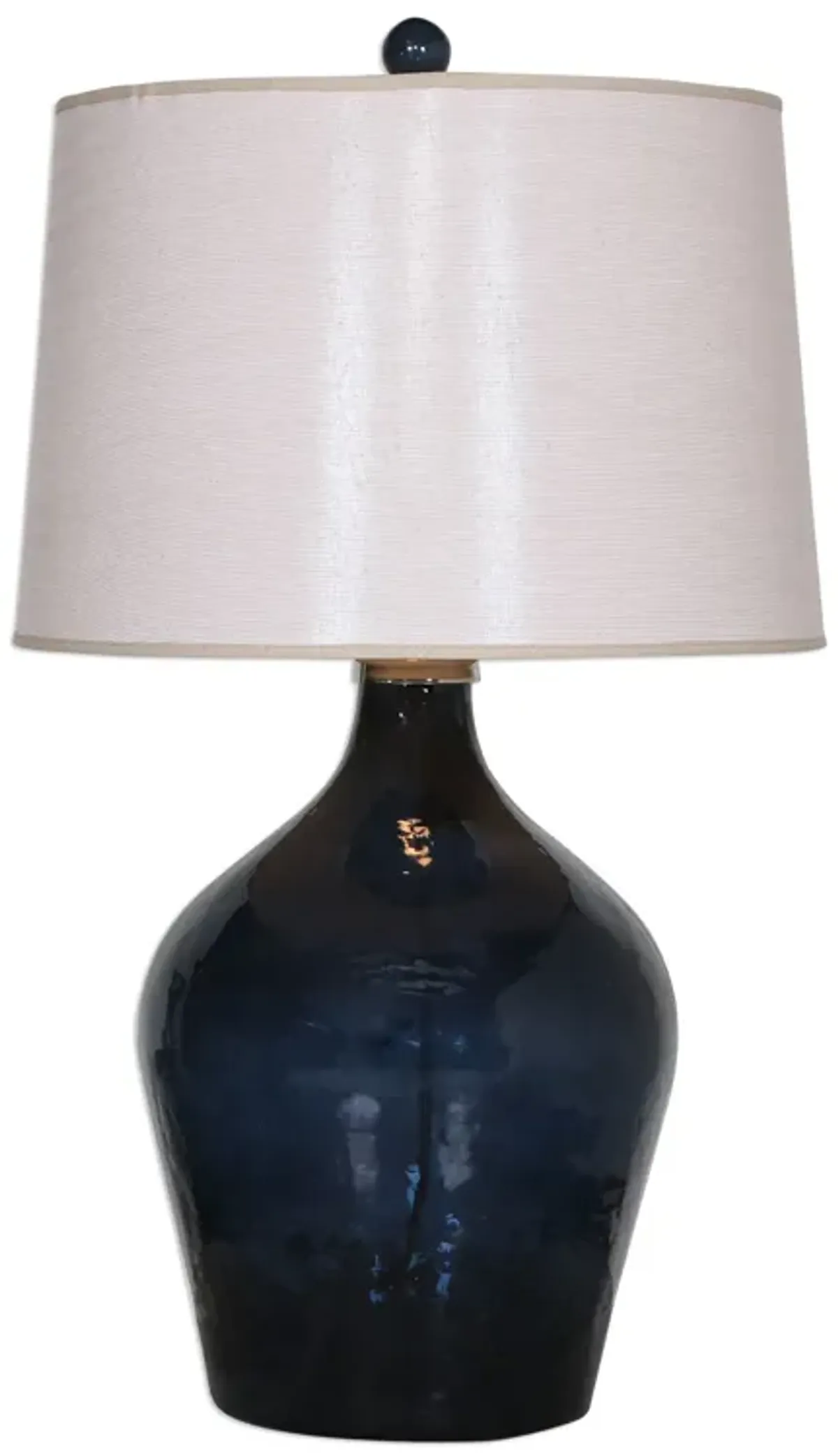 Uttermost Lamone Blue Glass Lamp