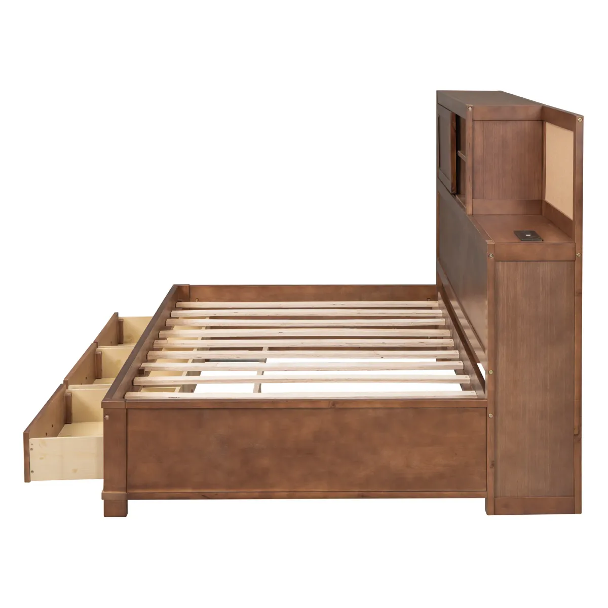 Merax Daybed Frame with 3 Storage Drawers