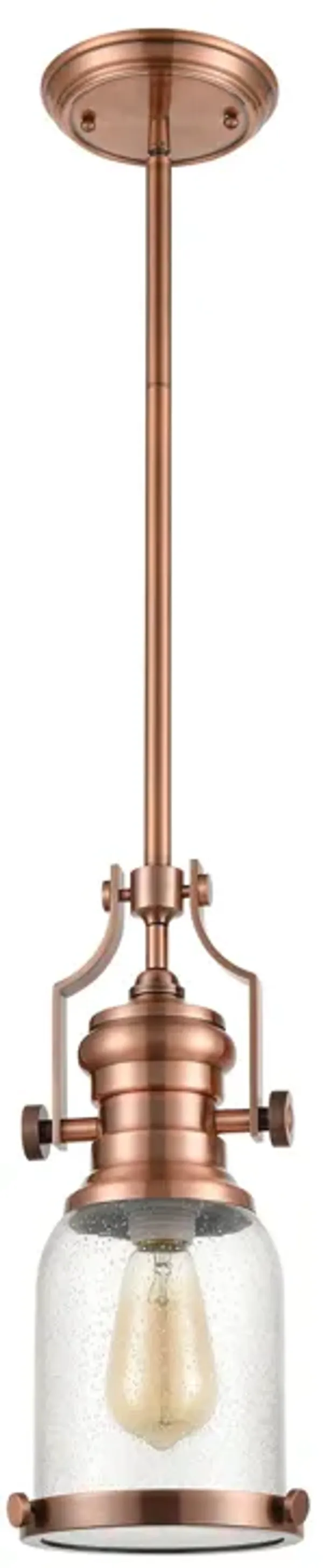 Chadwick 8'' Wide 1-Light Copper Mini Pendant