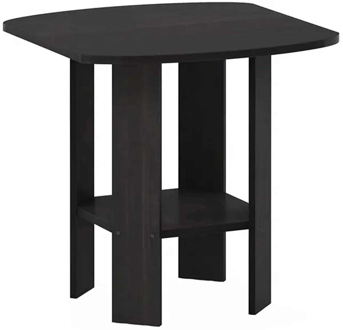 FurinnoFurinno Simple Design End/SideTable, Espresso