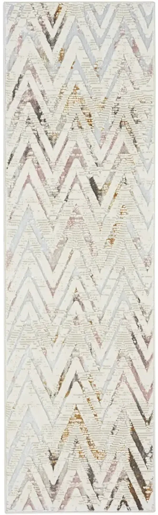 Glitz GLZ05 Multicolor 2'3" x 7'6" Rug