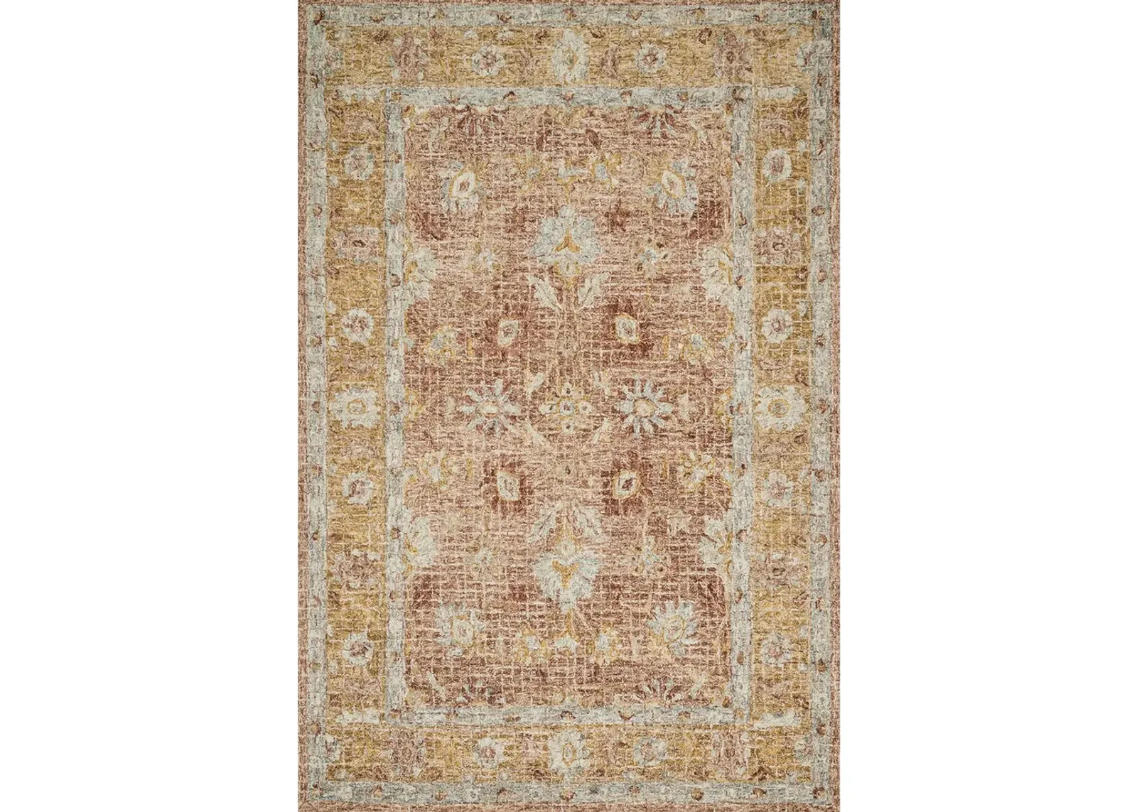 Julian JI04 Terracotta/Gold 5' x 7'6" Rug