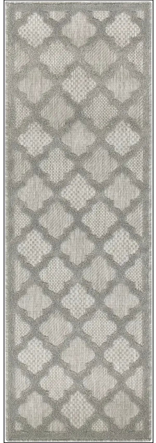 Easy Care NES01 Silver/Gray 2' x 6' Rug