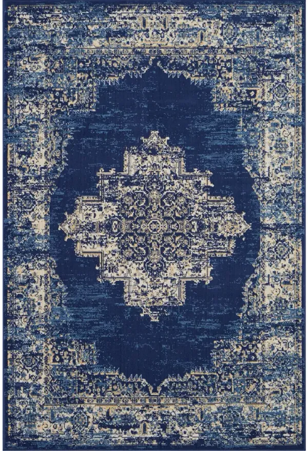 Grafix GRF14 Navy/Blue 6' x 9' Rug