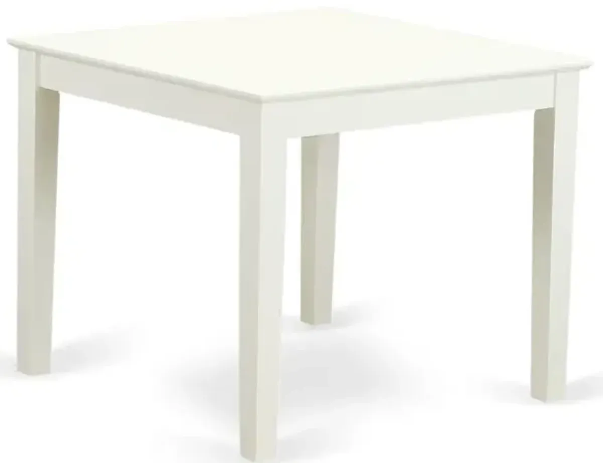 Oxford Square Dining Table - Linen White