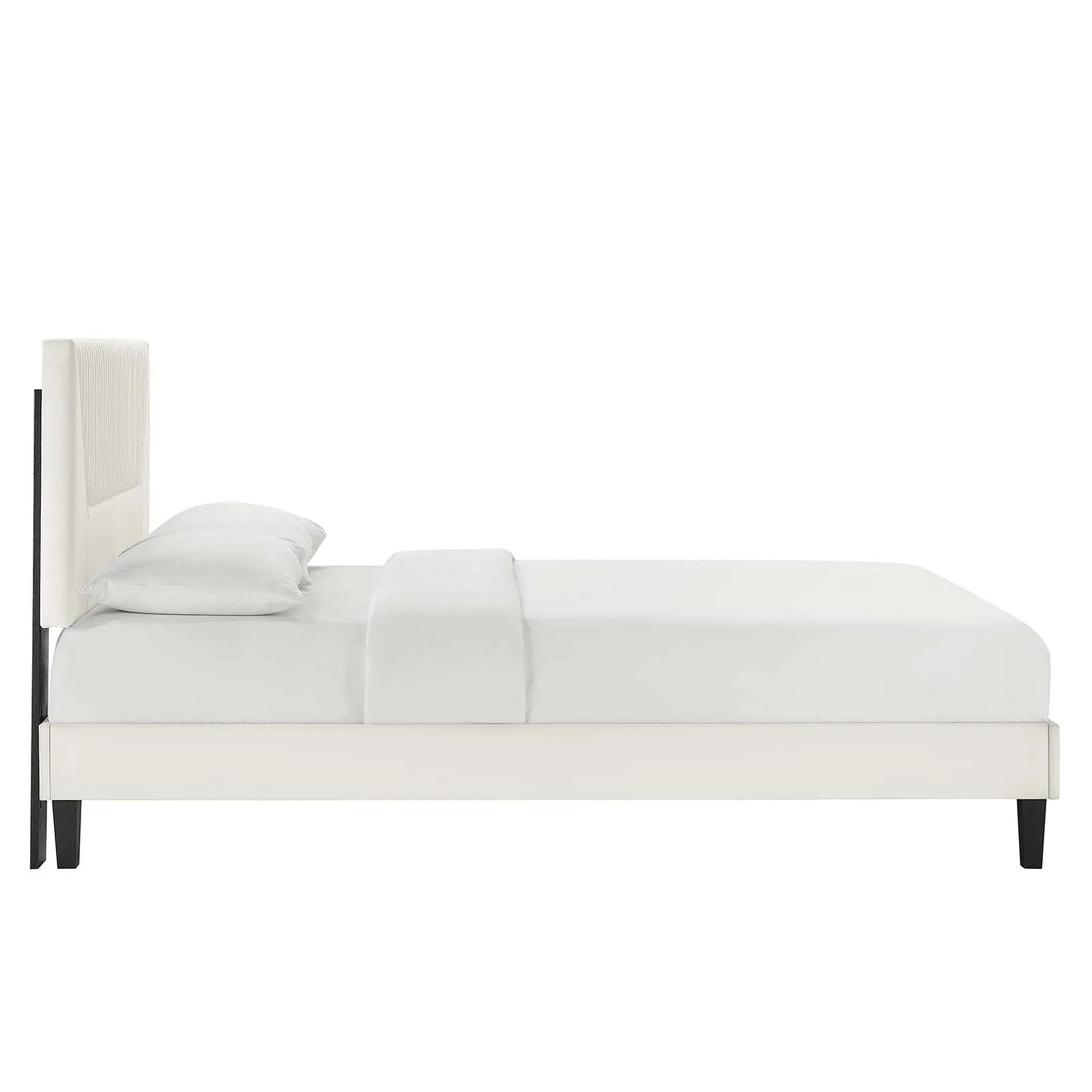 Modway - Yasmine Channel Tufted Performance Velvet Full Platform Bed