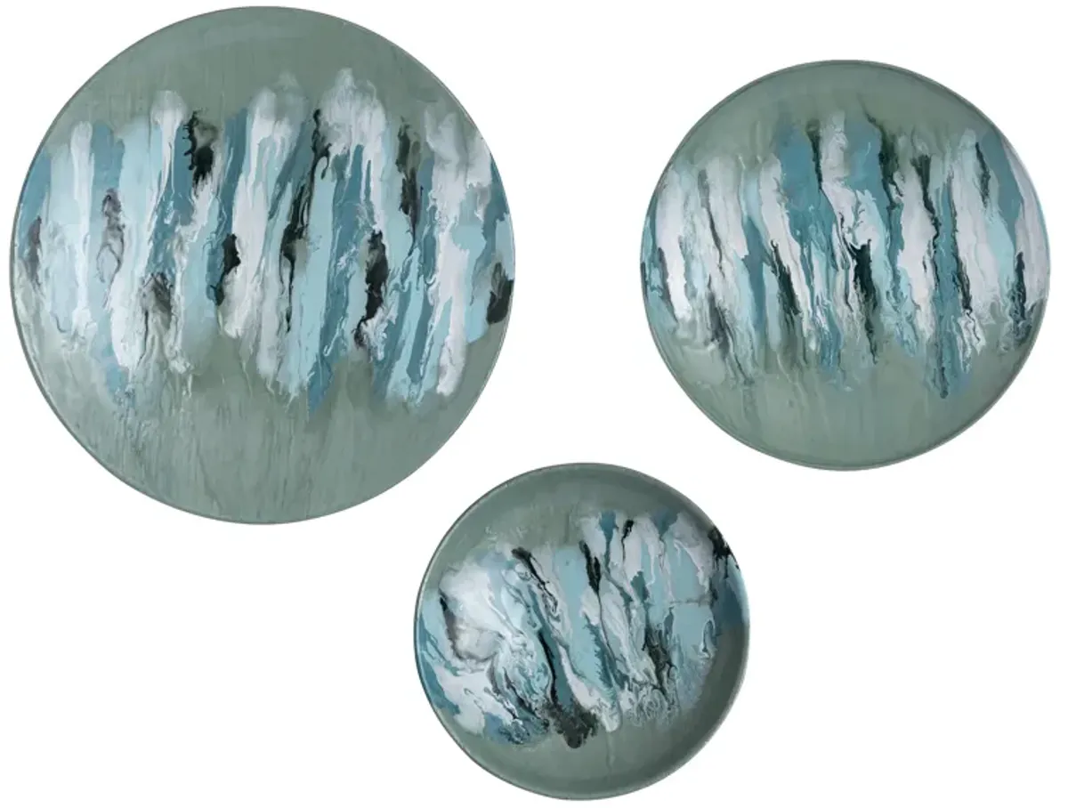 Spindrift Dimensional Wall Art - Set of 3