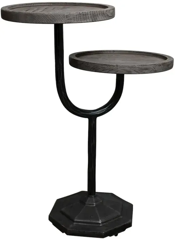 Alex Hamilton Bayside Jensen Oak Side Tray-Top Tables
