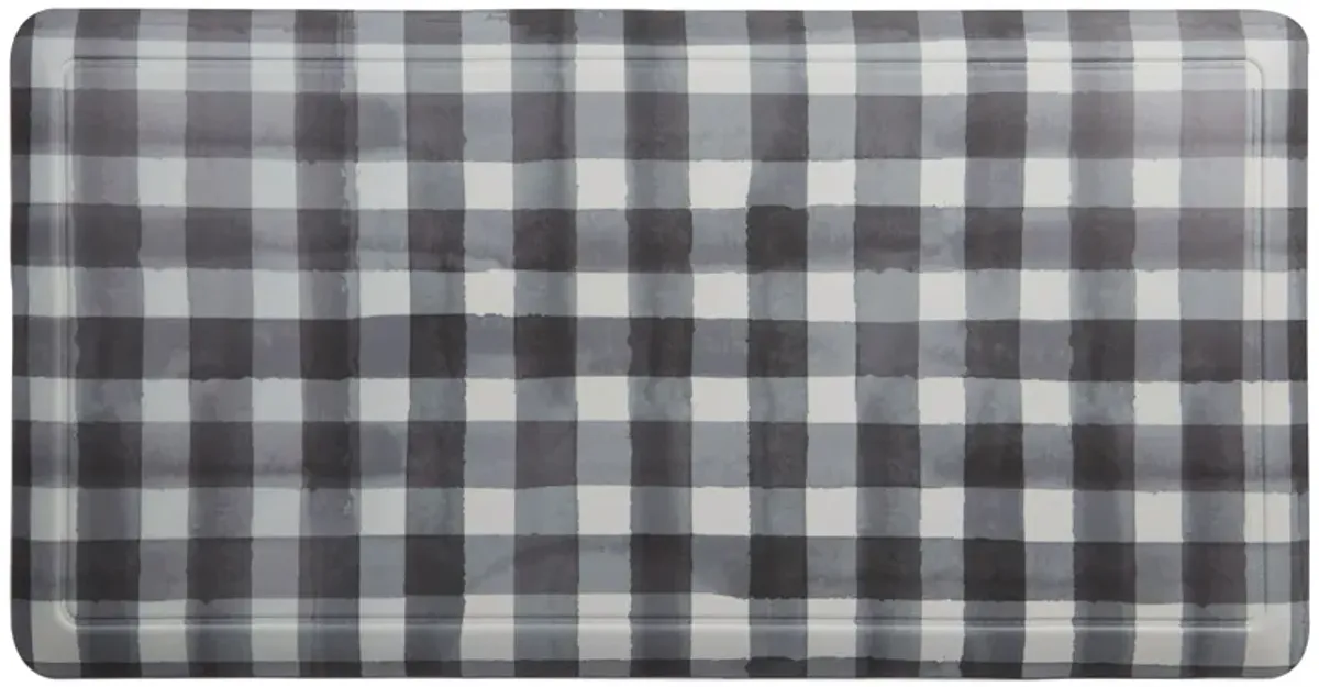 20 in. x 55 in. Anti-Fatigue Kitchen Runner Mat - Buffalo Check