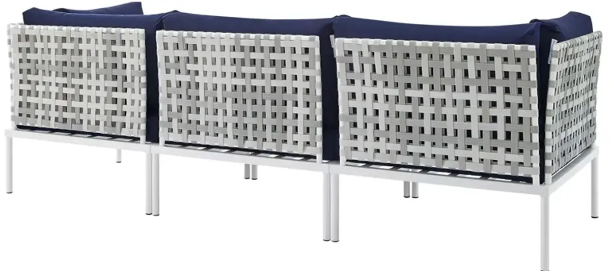 Modway - Harmony Sunbrella® Basket Weave Outdoor Patio Aluminum Sofa