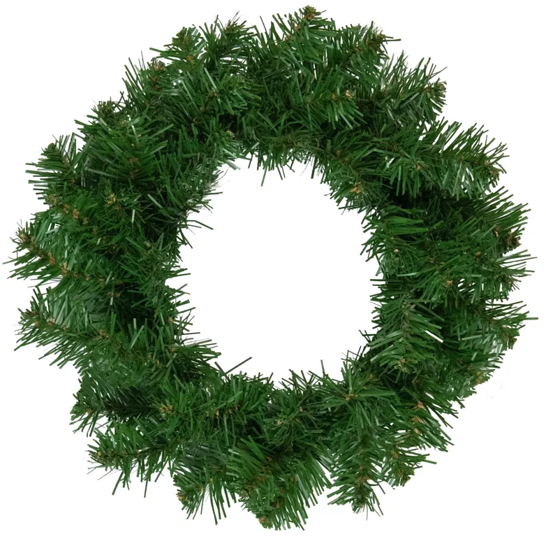 Deluxe Dorchester Full Pine Artificial Christmas Wreath  24-Inch  Unlit