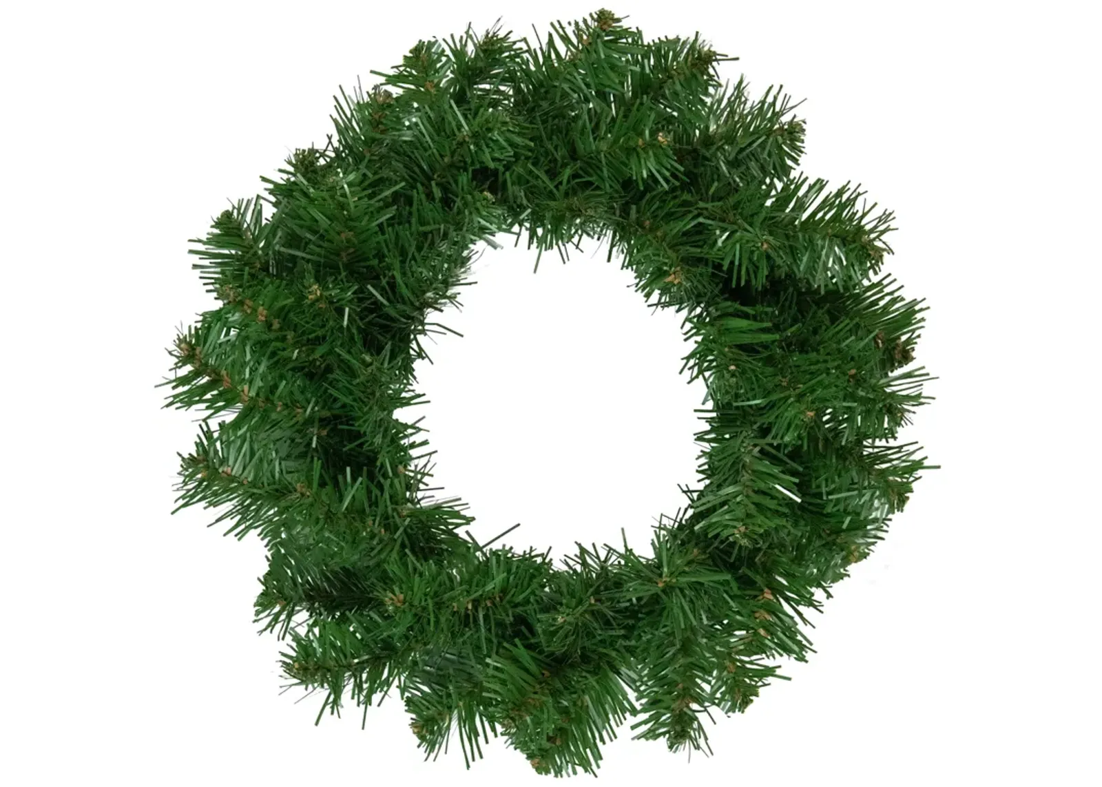 Deluxe Dorchester Full Pine Artificial Christmas Wreath  24-Inch  Unlit