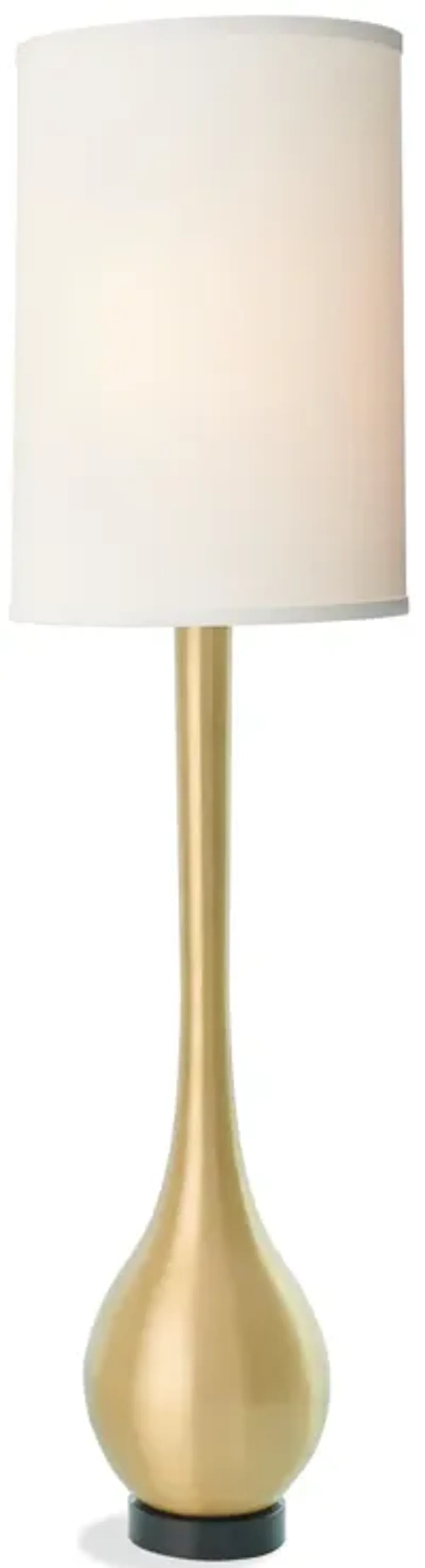 Bulb Floor Lamp-Brushed Brass