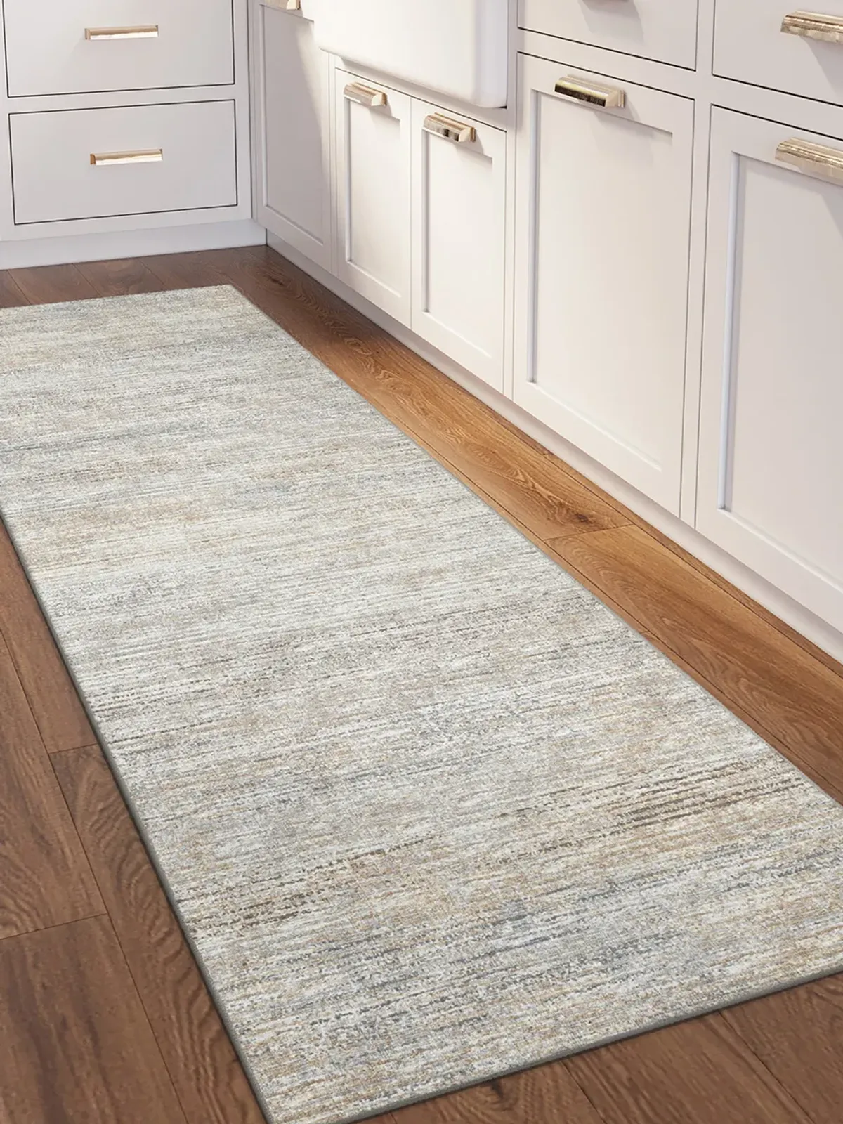 Ciara CR1 Linen 2'6" x 10' Rug