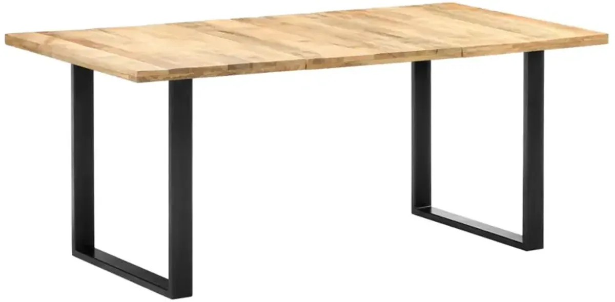 vidaXL Dining Table 70.9"x35.4"x29.9" Solid Mango Wood