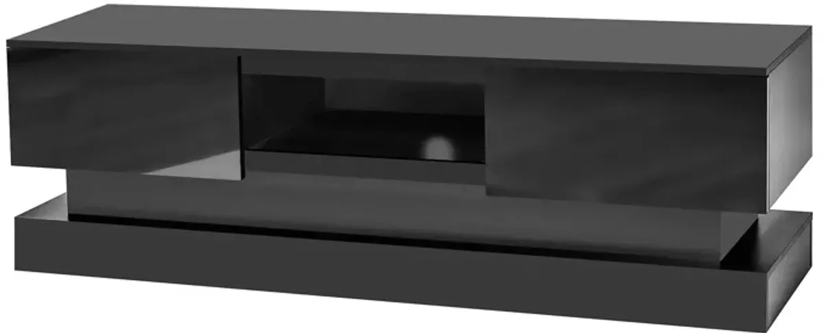 Hivvago 55 inches Modern and Simple Design Television Stand Organizing Cabinet