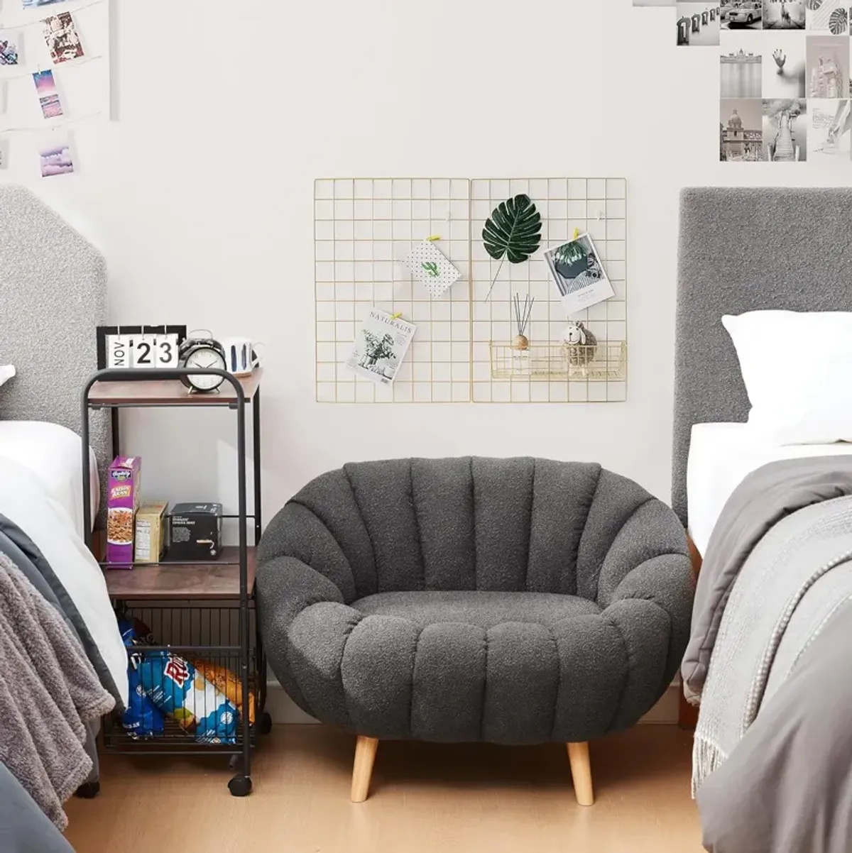 Pumpkin Sofa by Dorm Haul