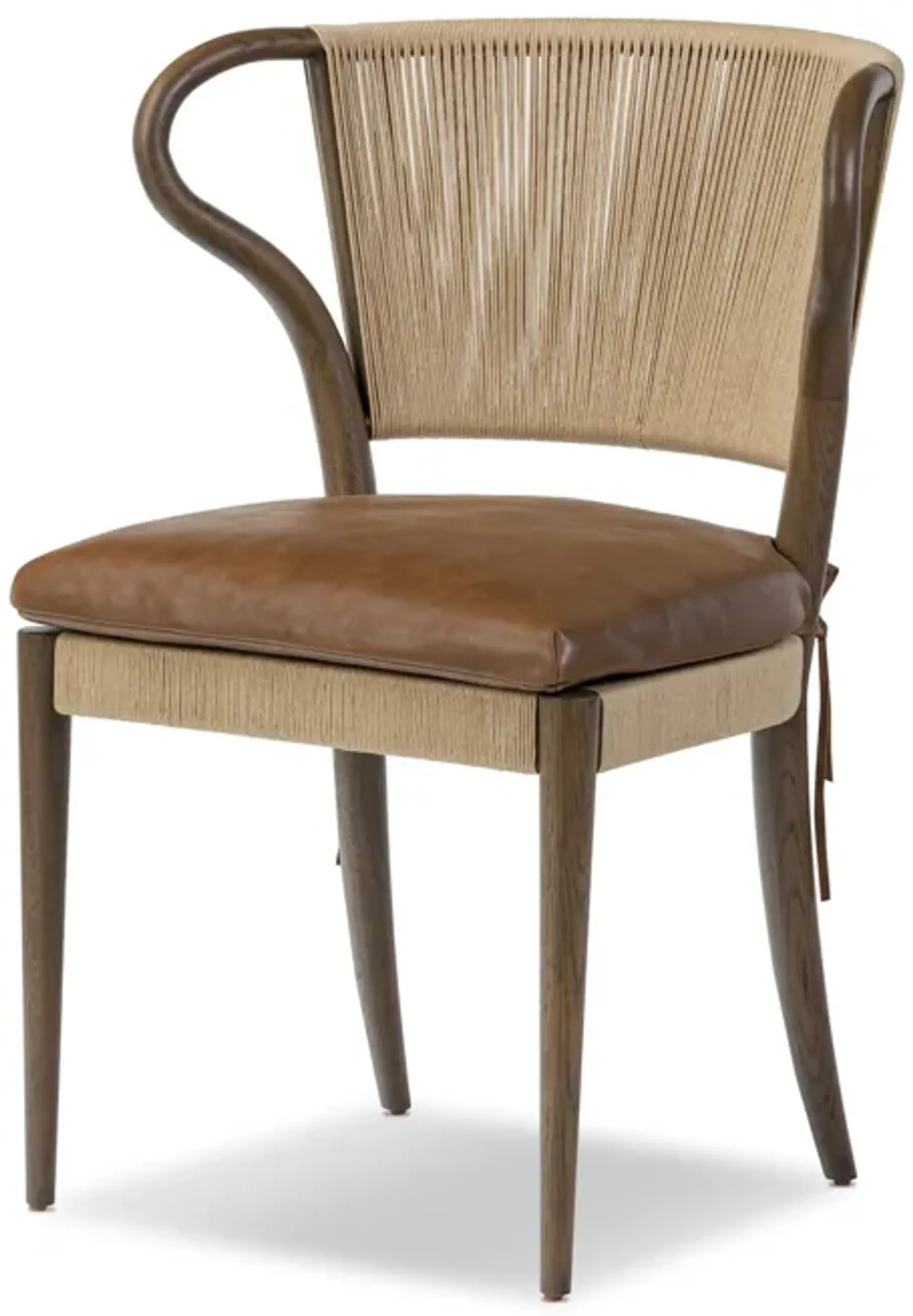 Amira Dulane Mahogany Armless Dining Chair Mathis Home | Furniture.com