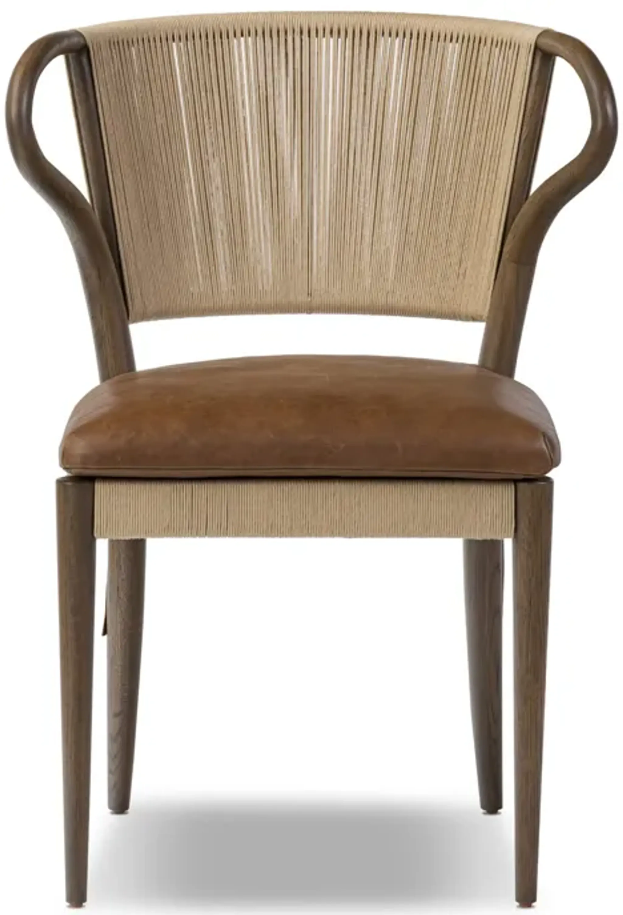 Amira Dulane Mahogany Armless Dining Chair Mathis Home | Furniture.com