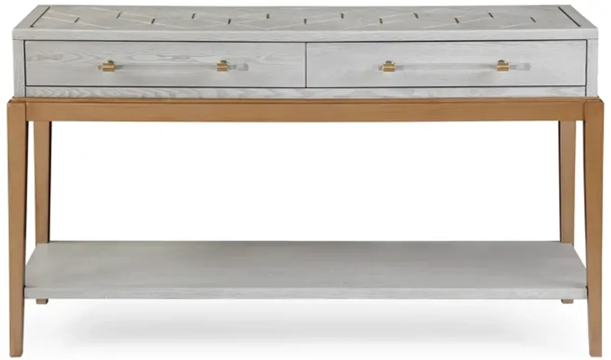 Perrine Gray Console Table
