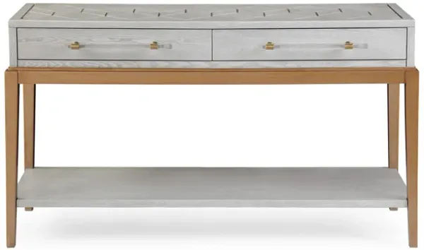 Perrine Gray Console Table