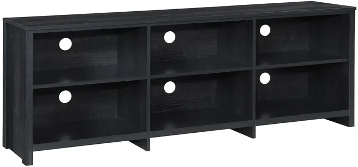 65 in. Wood TV Stand with 6 Storage Shelves Fits TV's up to 62 in.