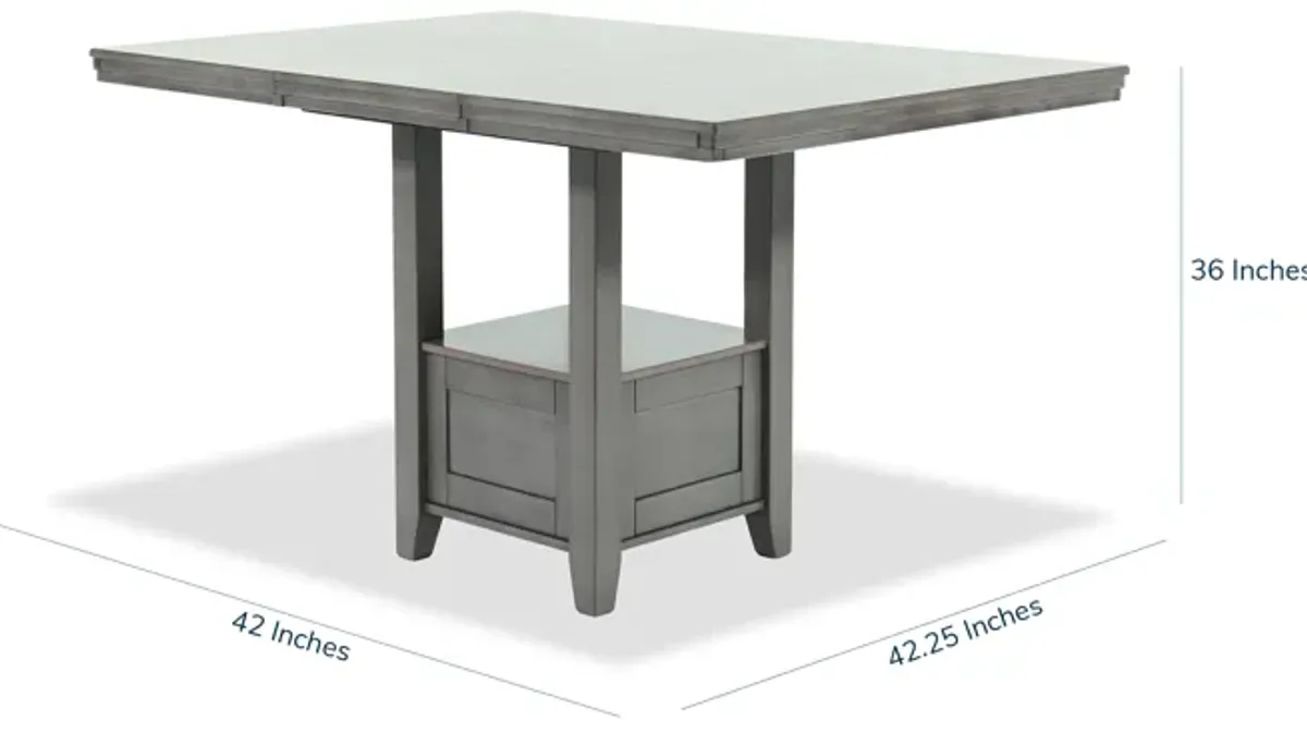 Hallanden Counter Height Extendable Dining Table