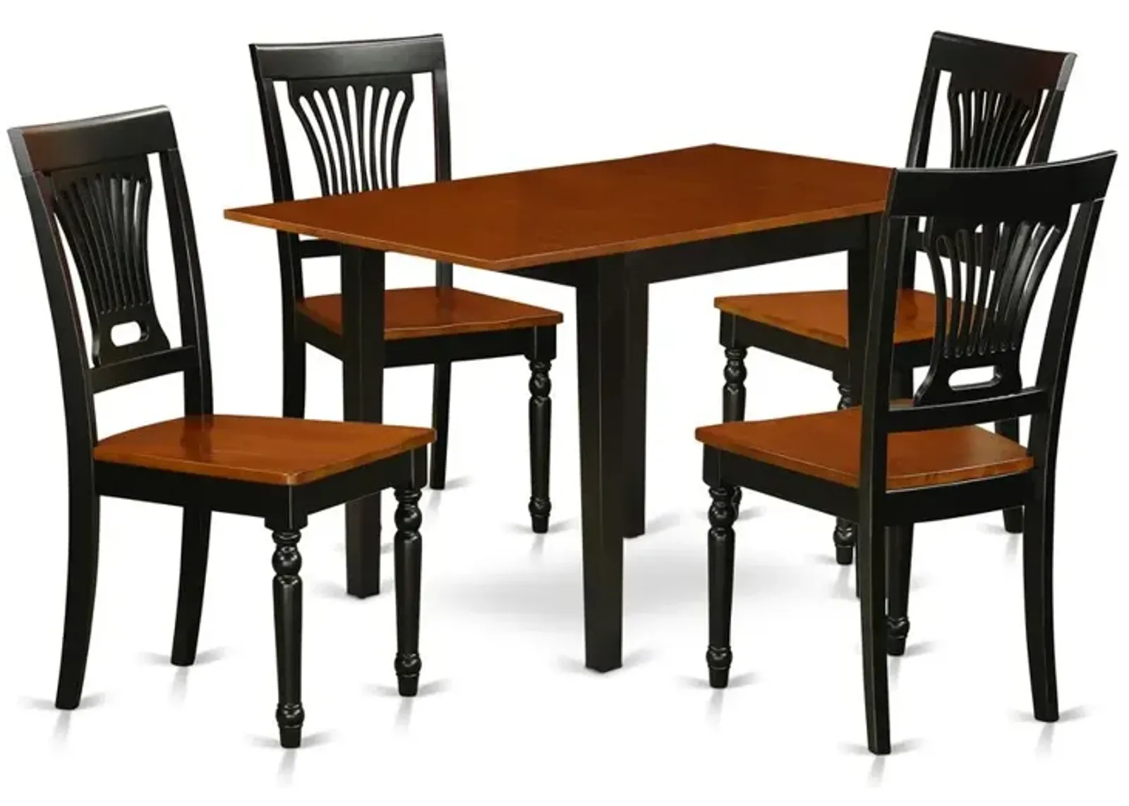 Dining Room Set Black & Cherry