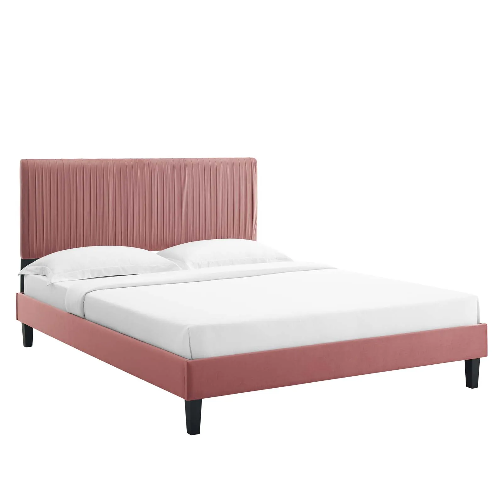 Modway - Peyton Performance Velvet Queen Platform Bed