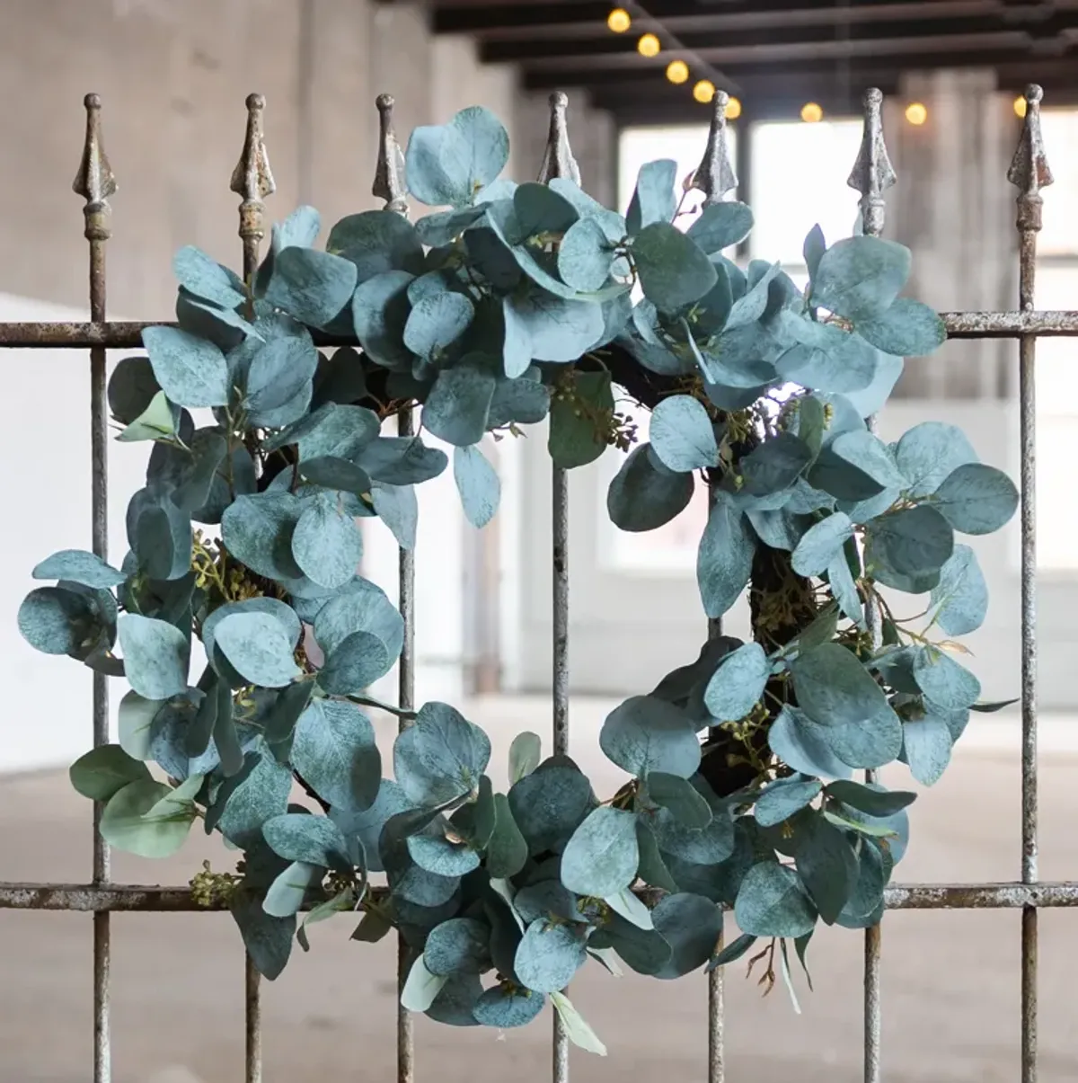 Eucalyptus Wreath for Modern, Rustic, or Seasonal Home Décor