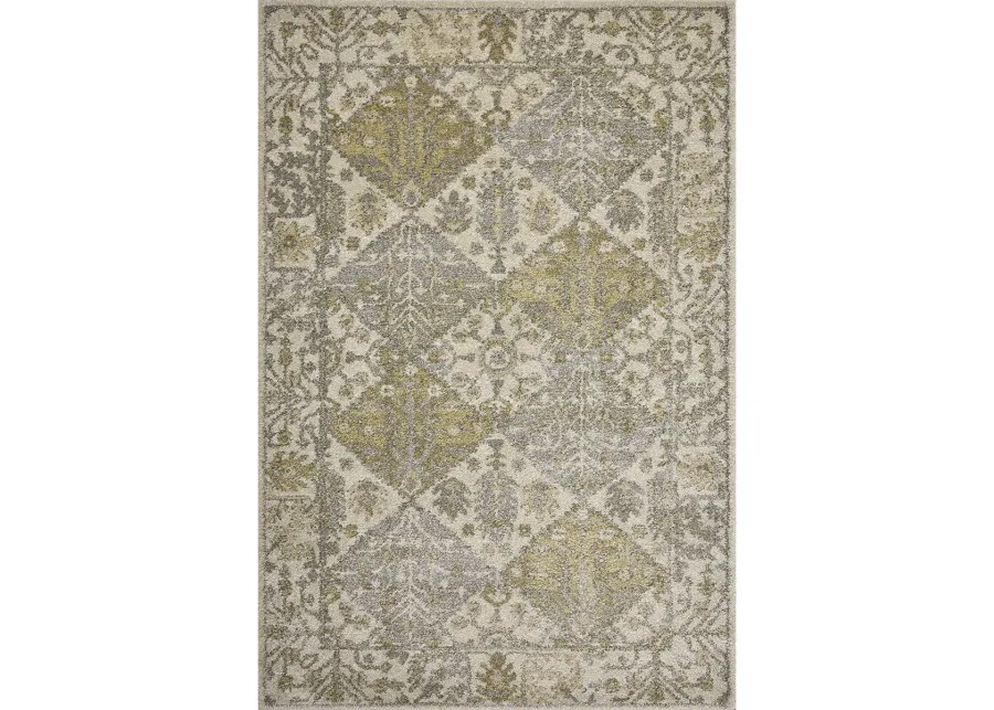 Tamryn TAM-01 Beige / Multi 2''7" x 8''0" Rug by