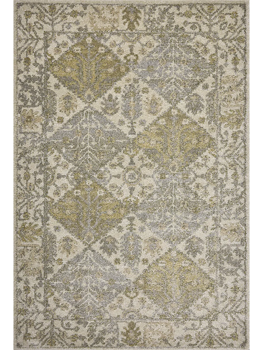 Tamryn TAM-01 Beige / Multi 2''7" x 8''0" Rug by