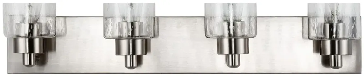 Irving Seeded Glass/Iron Modern Contemporary LED Vanity Light