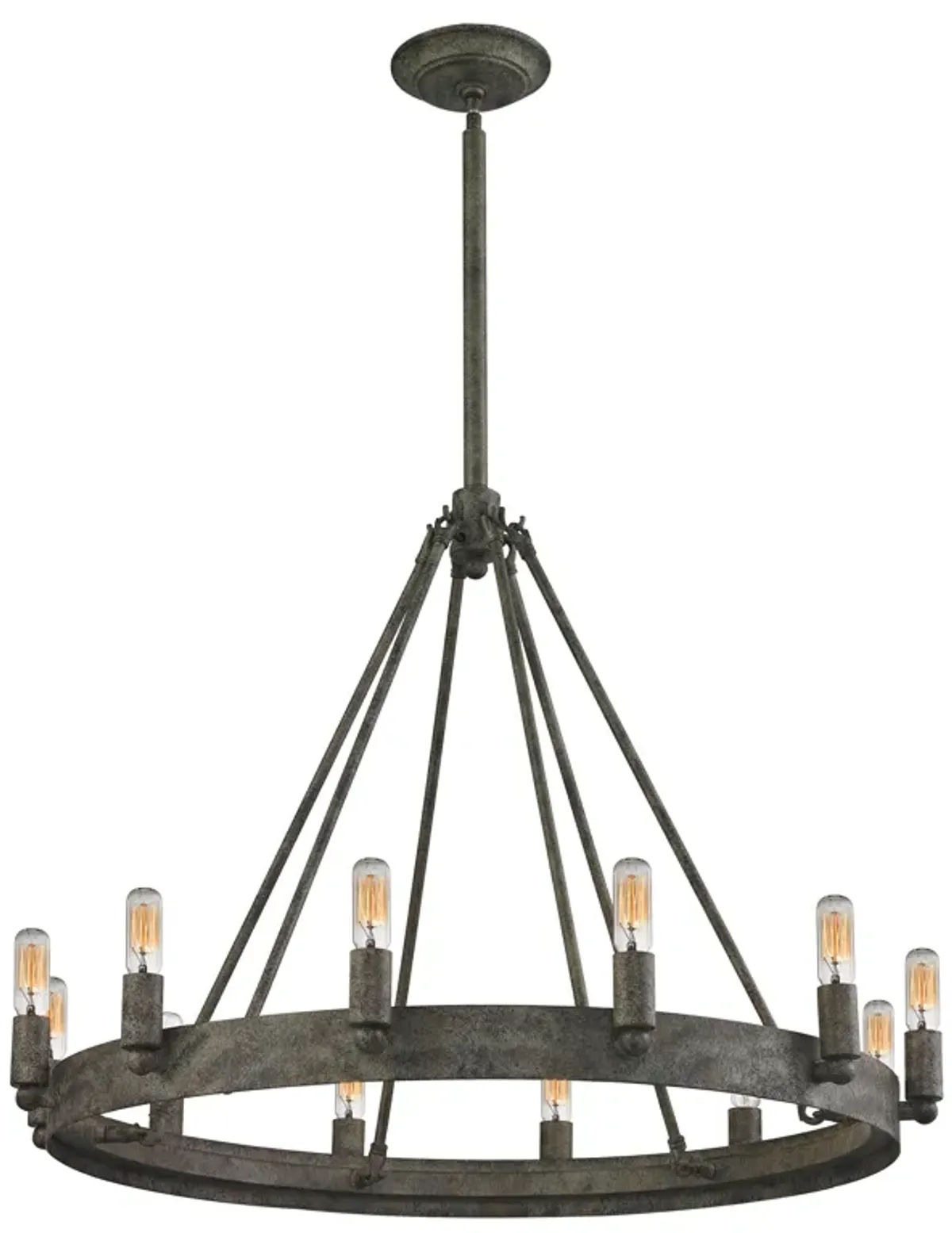Lewisburg 27'' Wide 12-Light Chandelier
