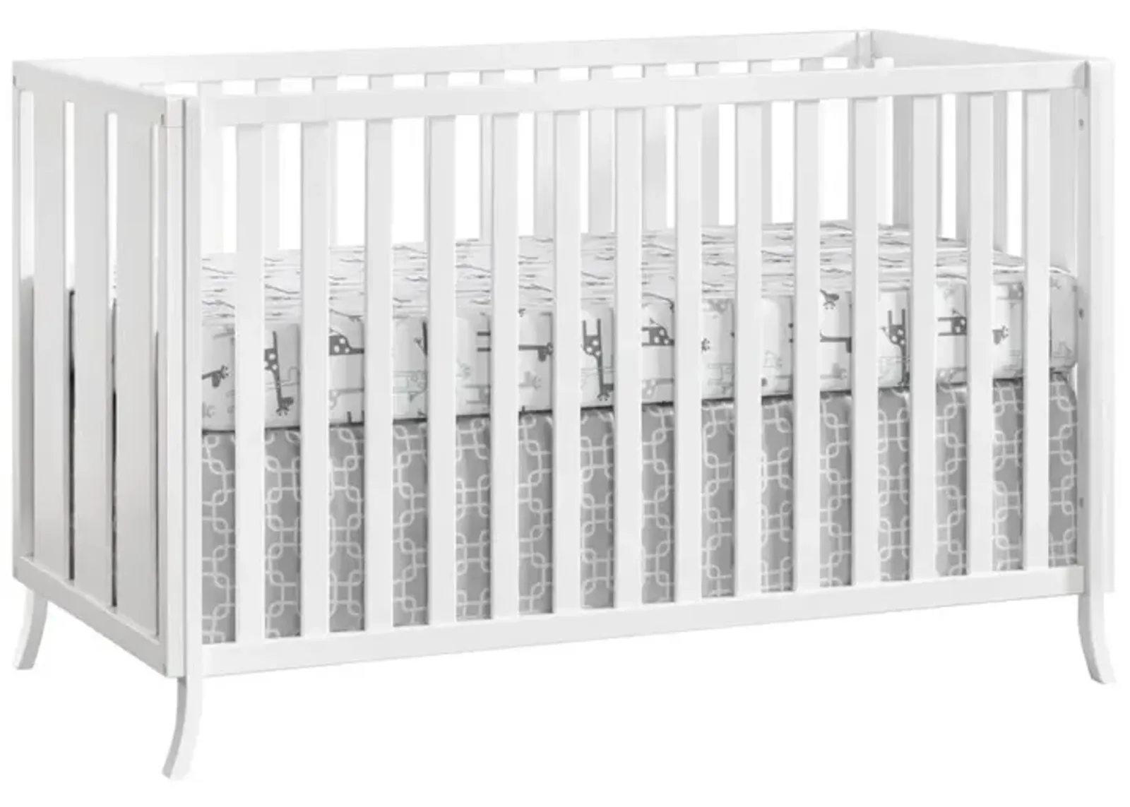 Oxford Baby Arlie 4 In 1 Convertible Crib White