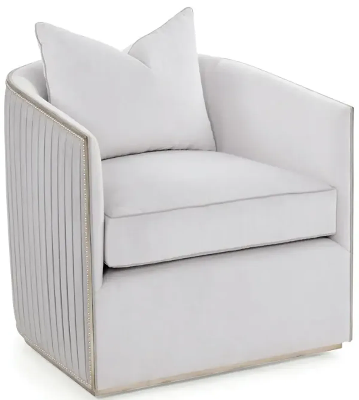 Sonoma Silver Swivel Chair