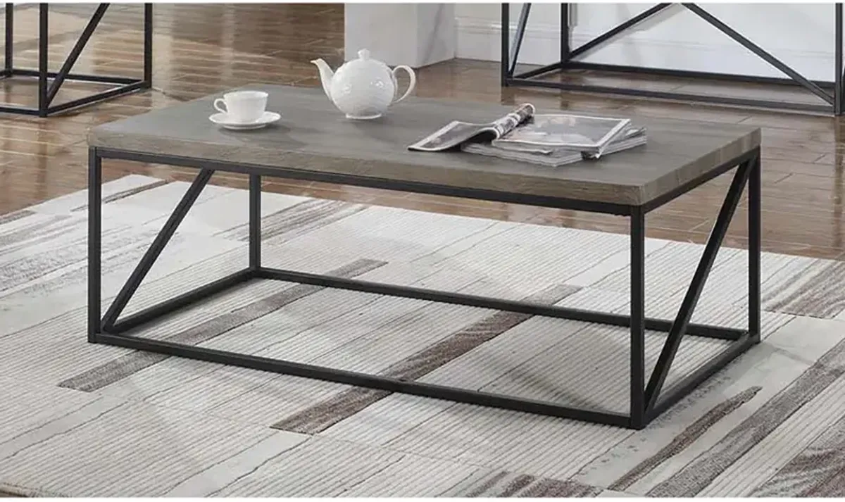 Birdie Rectangular Coffee Table Sonoma Grey