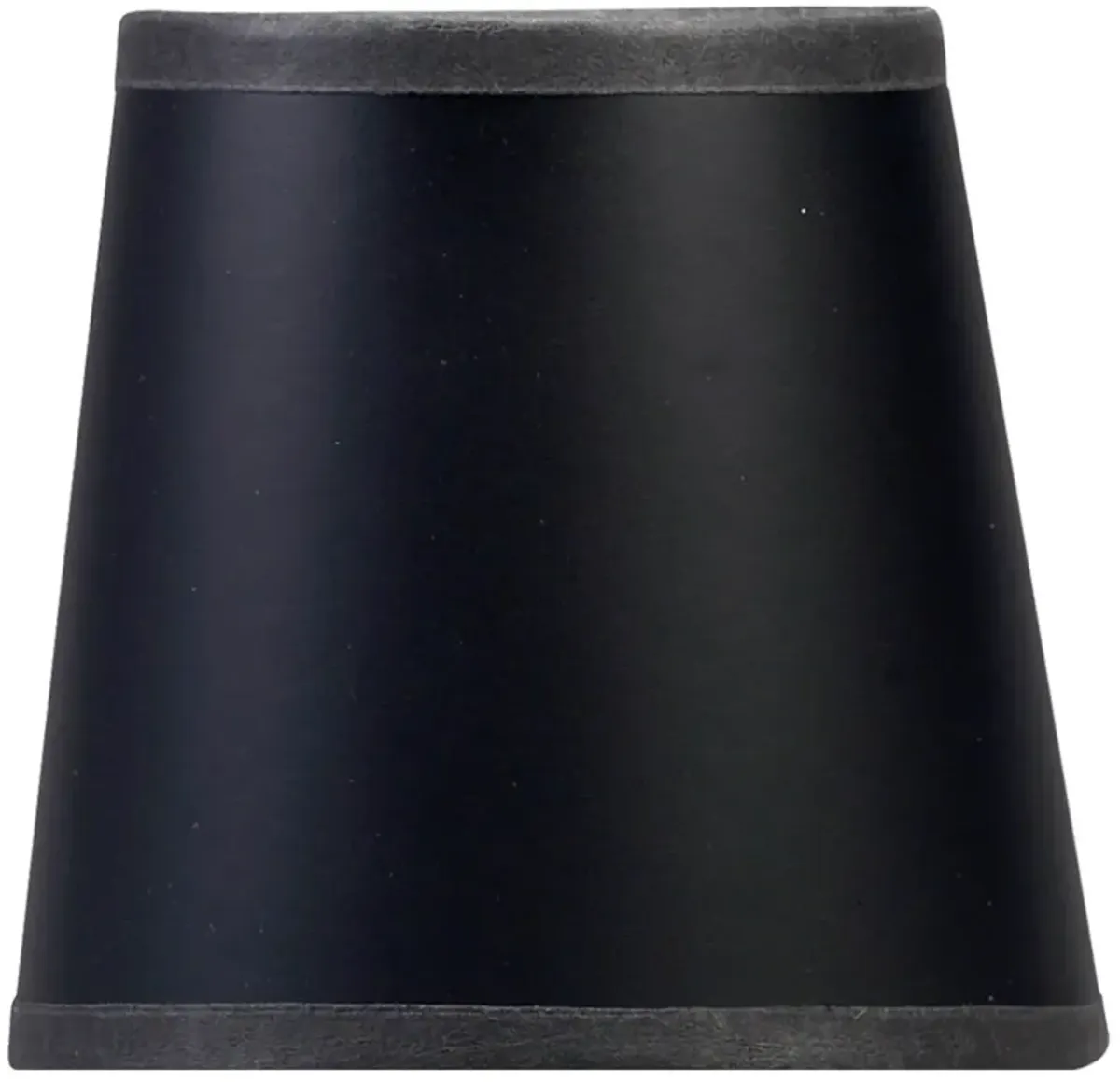 Black Paper Candle Clip Shade 4"