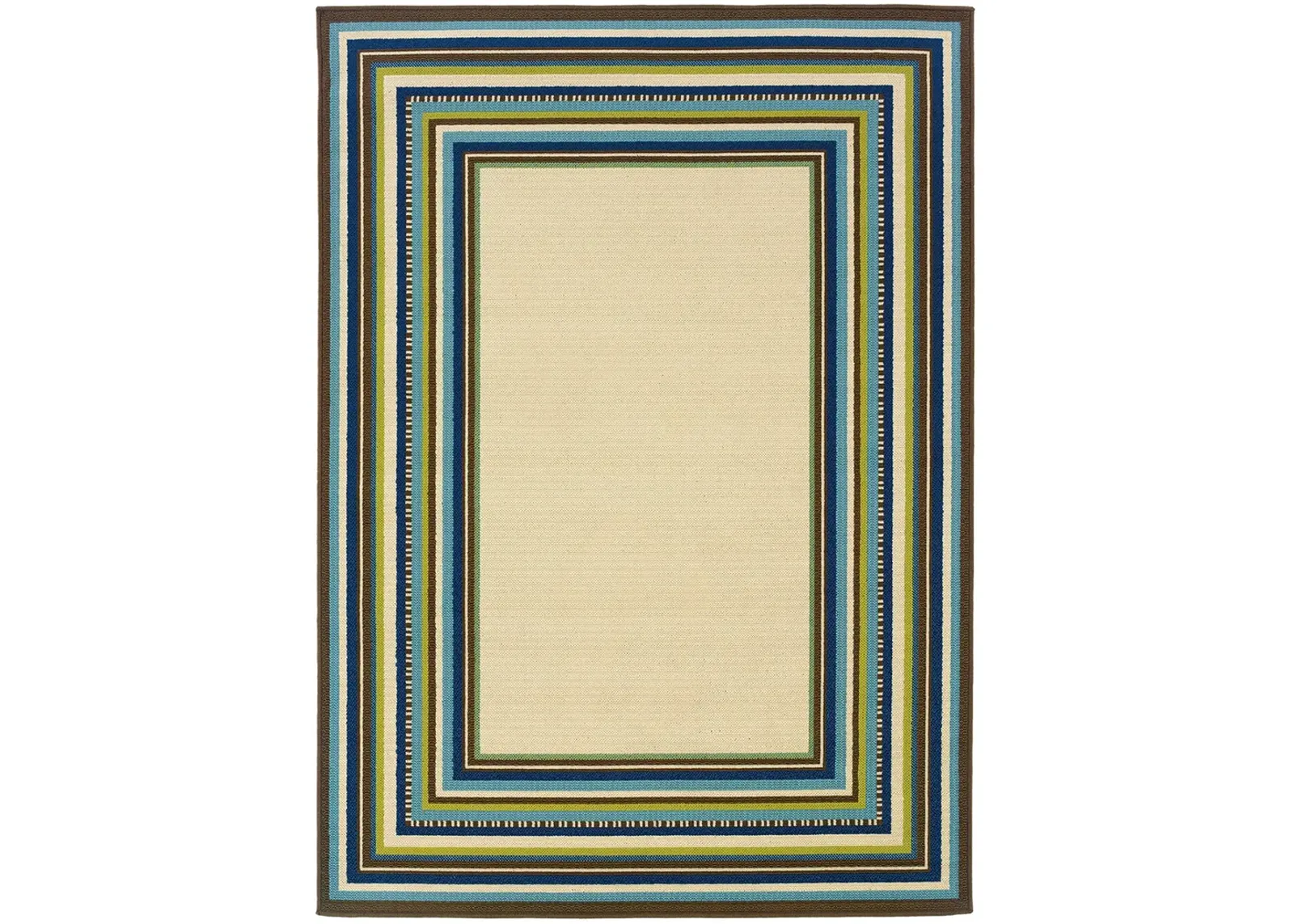 Caspian 3'7" x 5'6" Ivory Rug