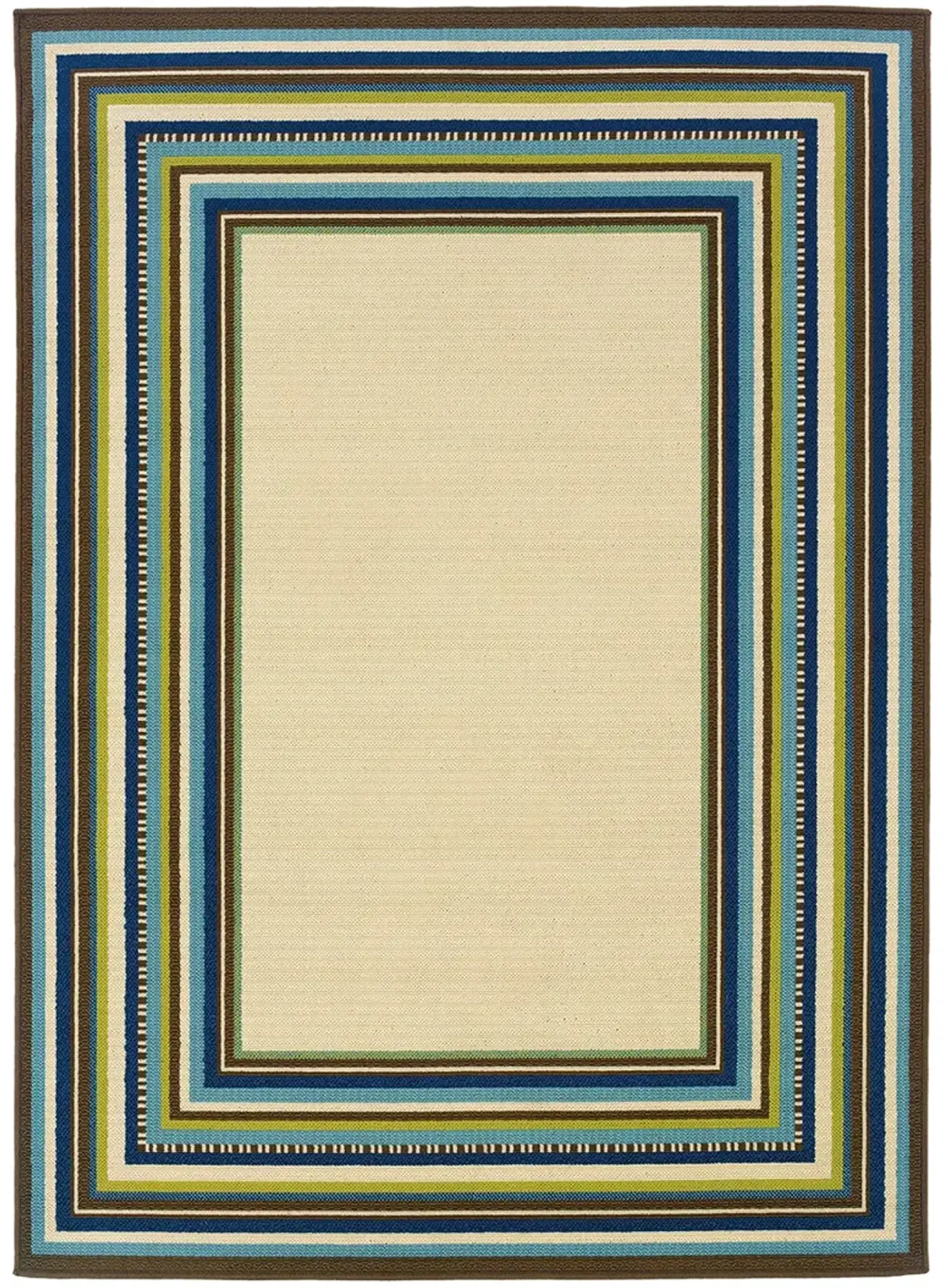 Caspian 3'7" x 5'6" Ivory Rug