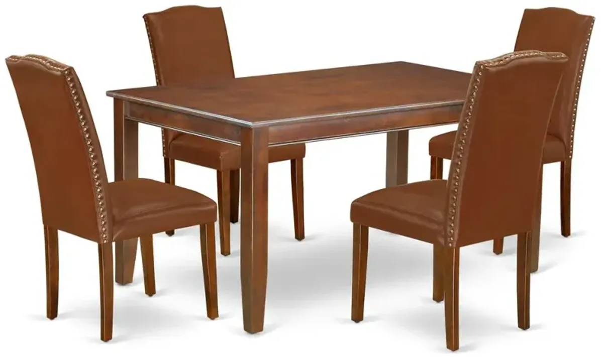 Dining Room Set Mahogany, DUEN5-MAH-66