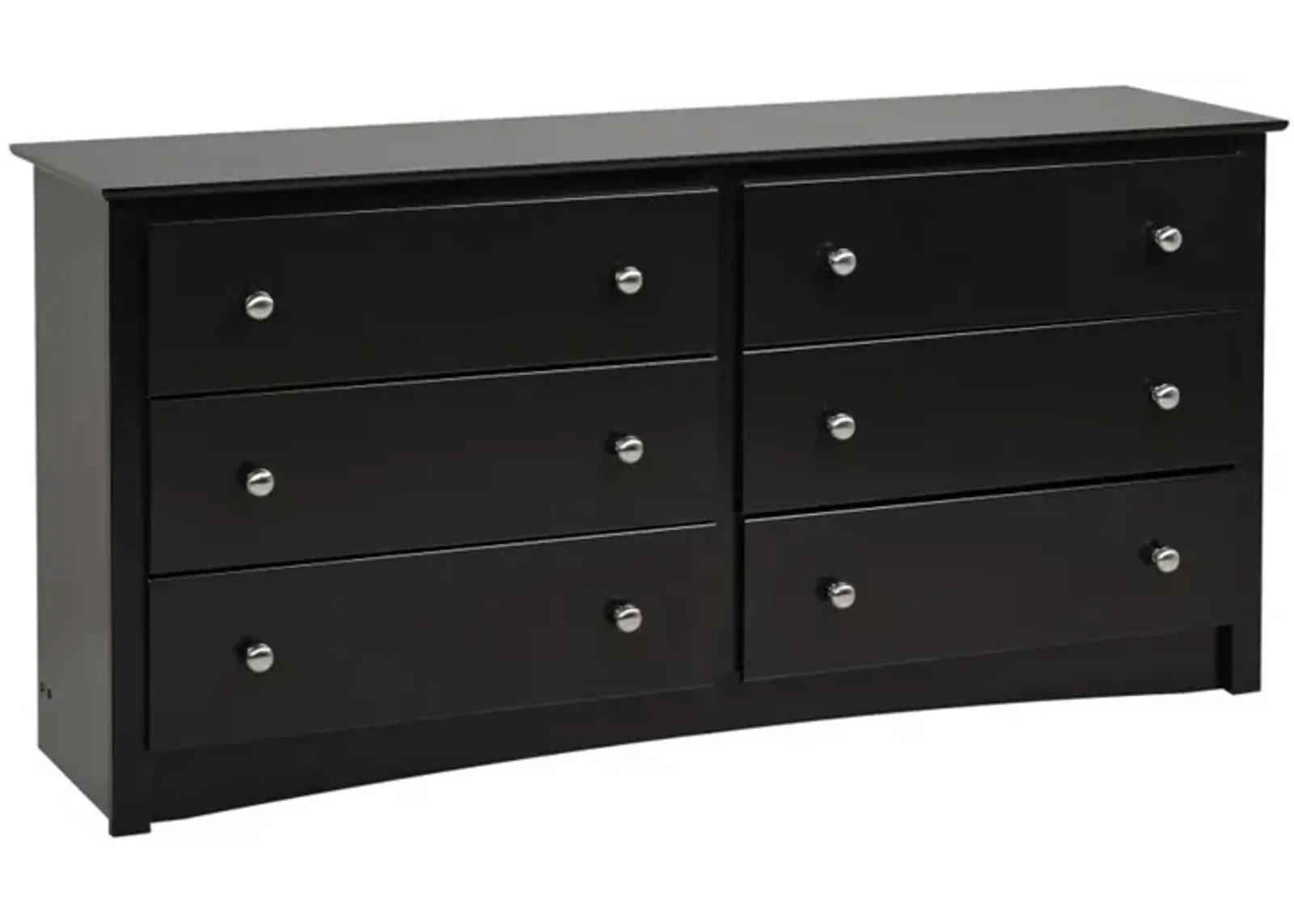 Prepac Black Sonoma 6 Drawer Dresser