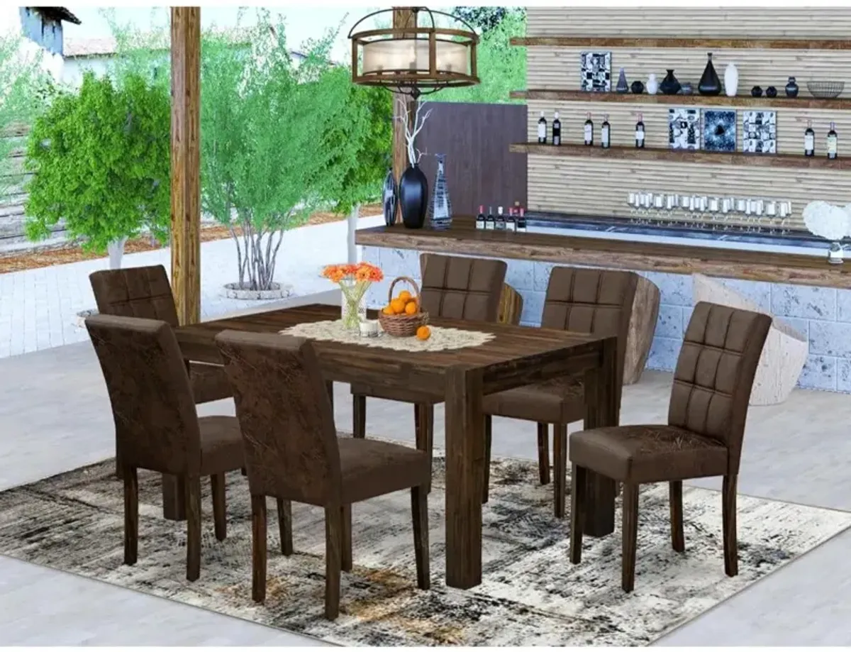 7 Piece Dining Table Set contain A Dinning Table